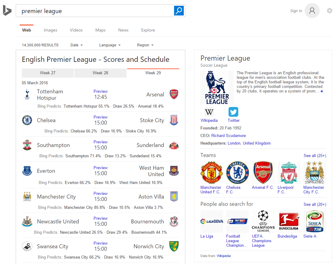 Football Crazy, Match Stat Mad - Microsoft UK Stories