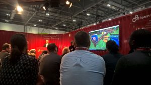 BETT attendees learn about the benefits of Minecraft