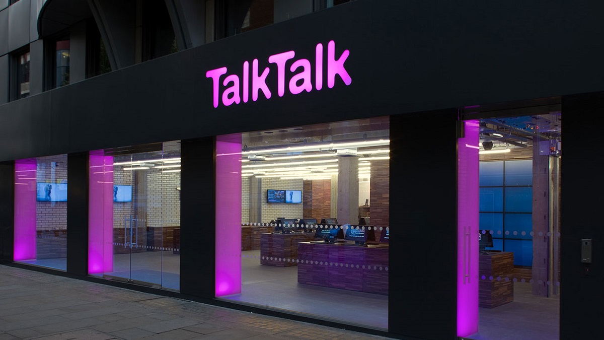 TalkTalk shop in street
