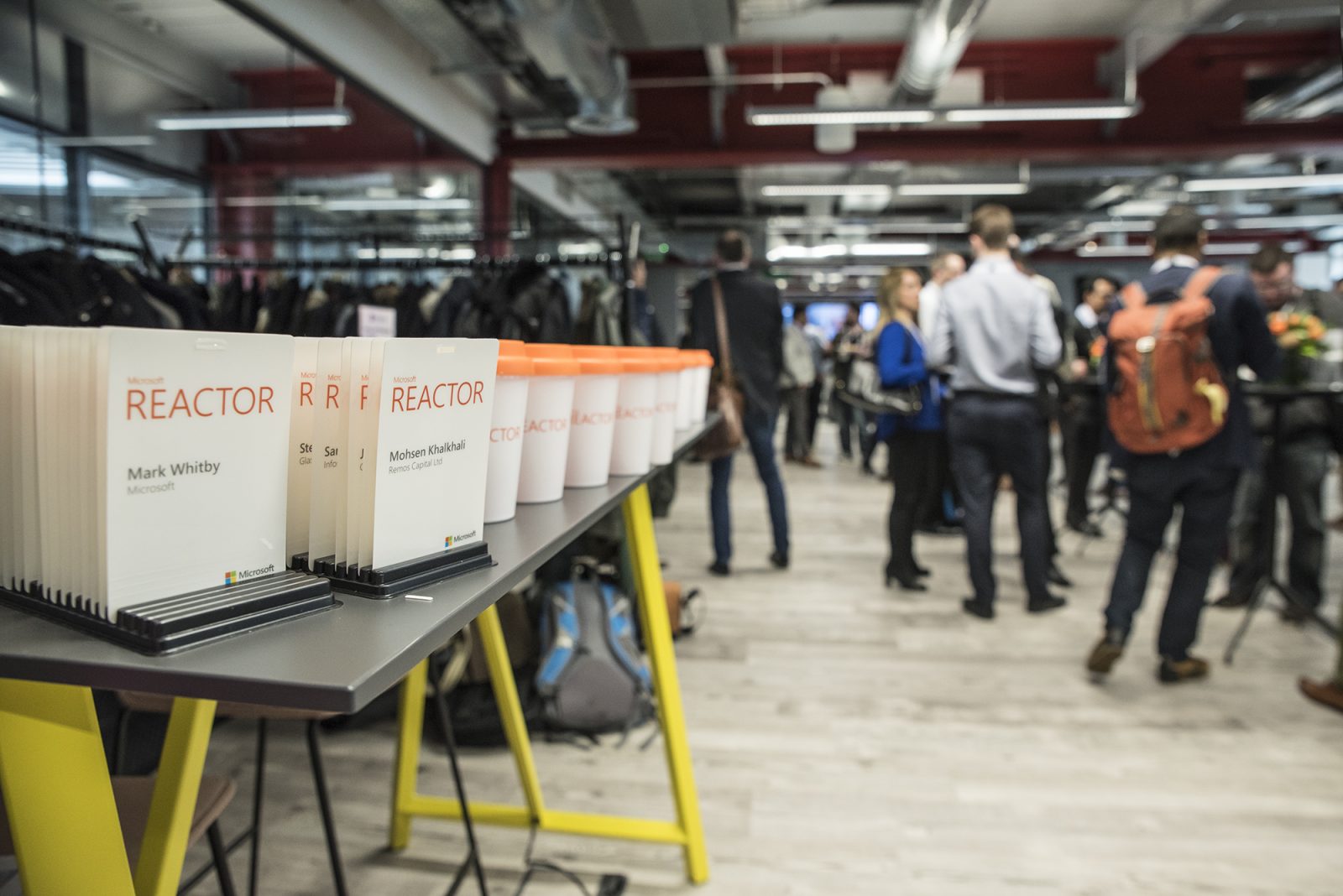 Interior of Microsoft Reactor in London