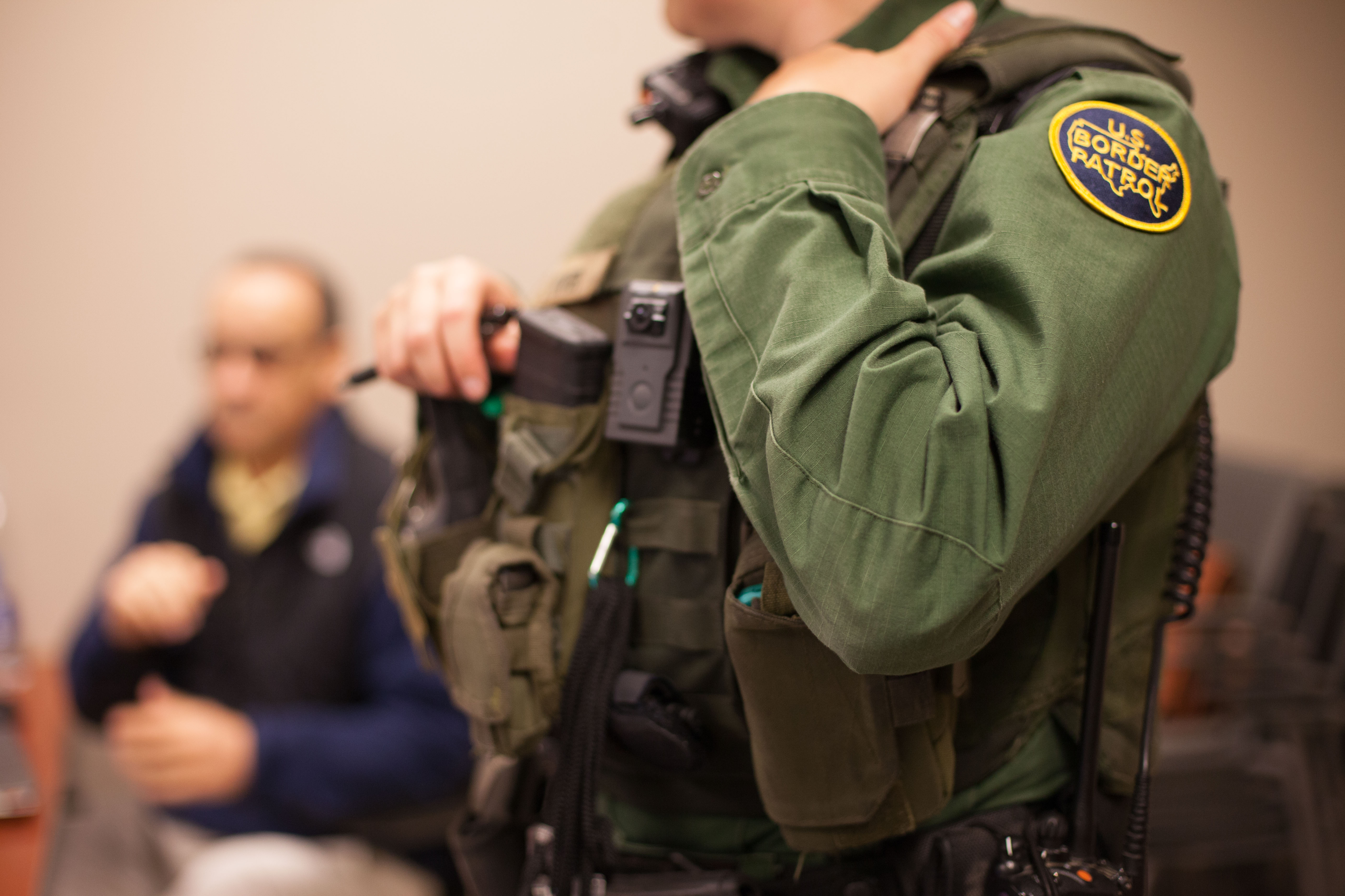 US Customs and Border Protection officer