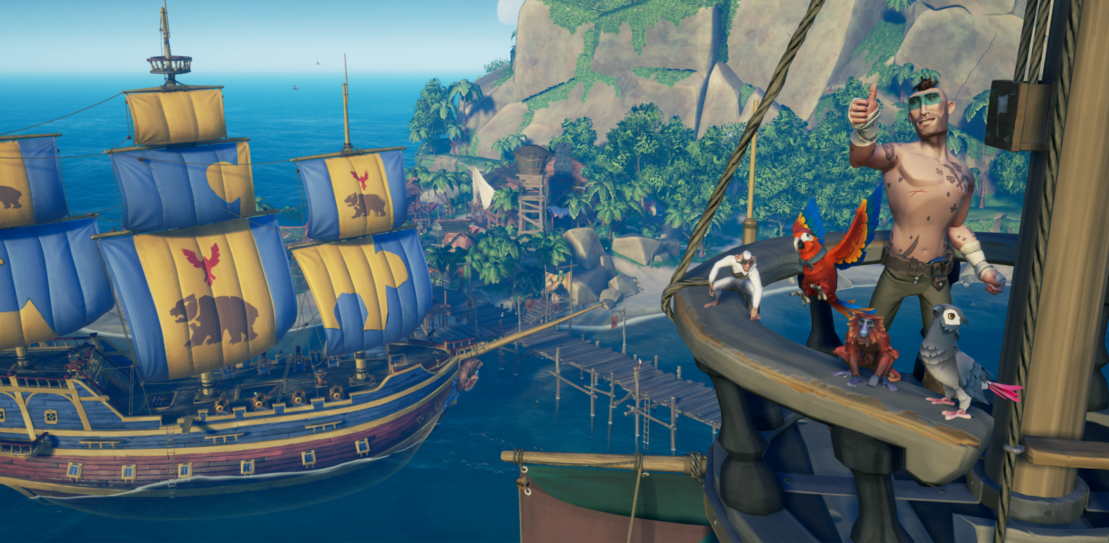 New Sea of Thieves update brings pets and more voyages