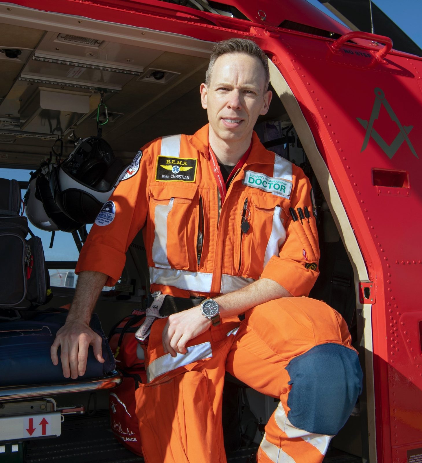 Mike Christian, Doctor and Research & Clinical Effectiveness Lead with London’s Air Ambulance and Barts Health NHS Trust