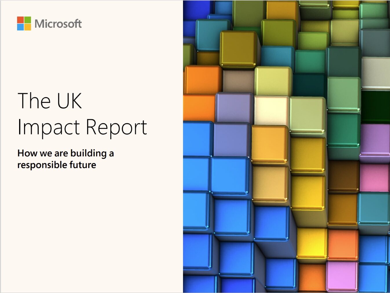 Microsoft’s UK Impact report: ‘Driving innovation, earning trust’