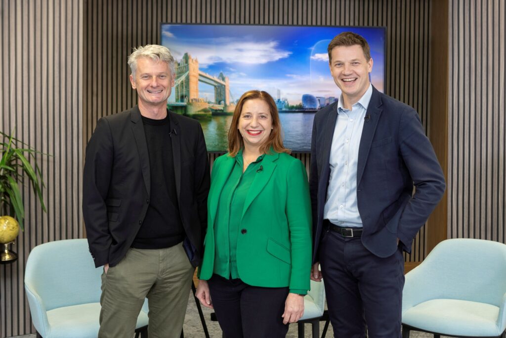 (From left to right) Ralph Haupter, President, EMEA, Microsoft; Clare Barclay, incoming President, Enterprise & Industry, EMEA, Microsoft; Darren Hardman, incoming CEO, Microsoft UK