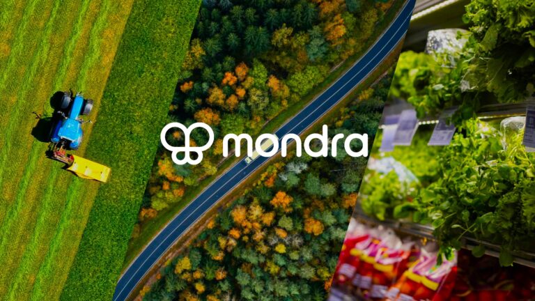 Mondra farm to fork concept with Mondra logo