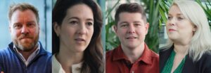 (from left to right) head shots of Joe Dolan, Hettie Holcroft, Phil Bailey, Vicky Ryder, Micrsosoft employees who've all benefited from the Families at Microsoft Employee Resource Group