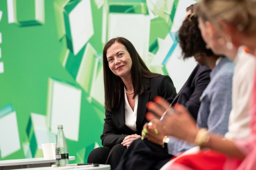 Amanda Sleight, General Manager, Public Sector, Microsoft UK in a panel discussion at London Tech Week, Monday 9 June 2025