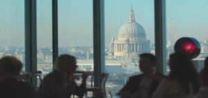 View of St Paul's Cathedral from Hiscox Office