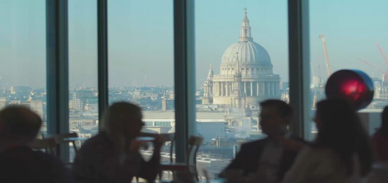 View of St Paul's Cathedral from Hiscox Office