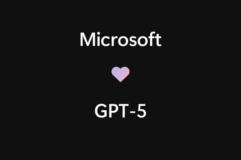 Microsoft loves GPT-5 graphic
