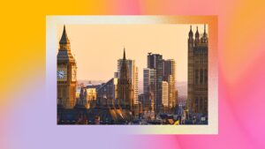 UK Houses of Parliament skyline view