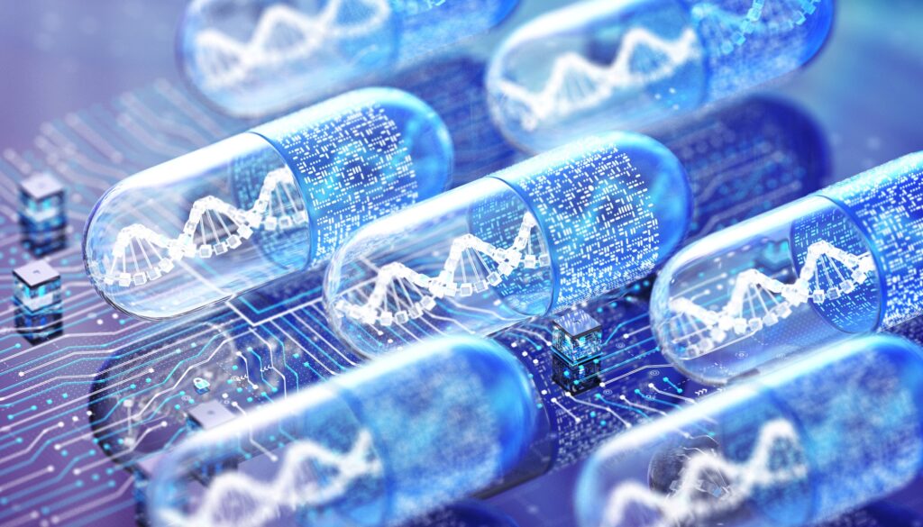 Drug discovery and technology concept