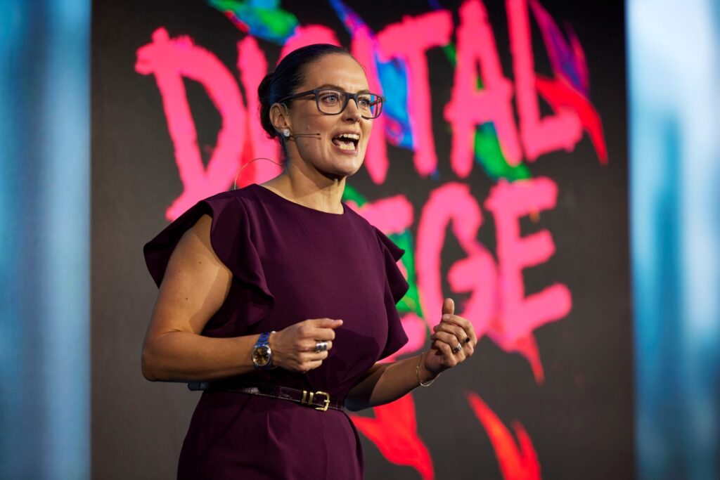 Jo Miller, Microsoft UK's National Security Officer, took the audience through the latest cyber risks facing the UK