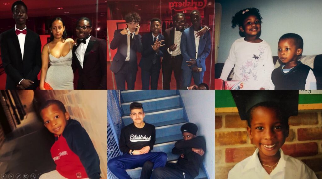 Snaps of Francis Nwofor and his friends as children