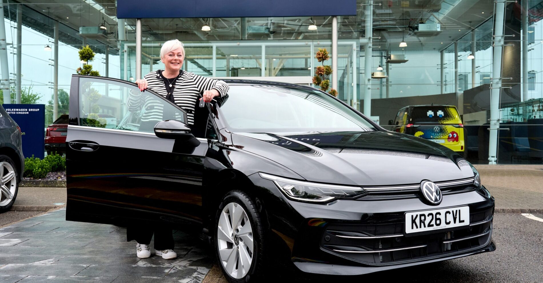 Joanne Bevan Shoosmiths with new car