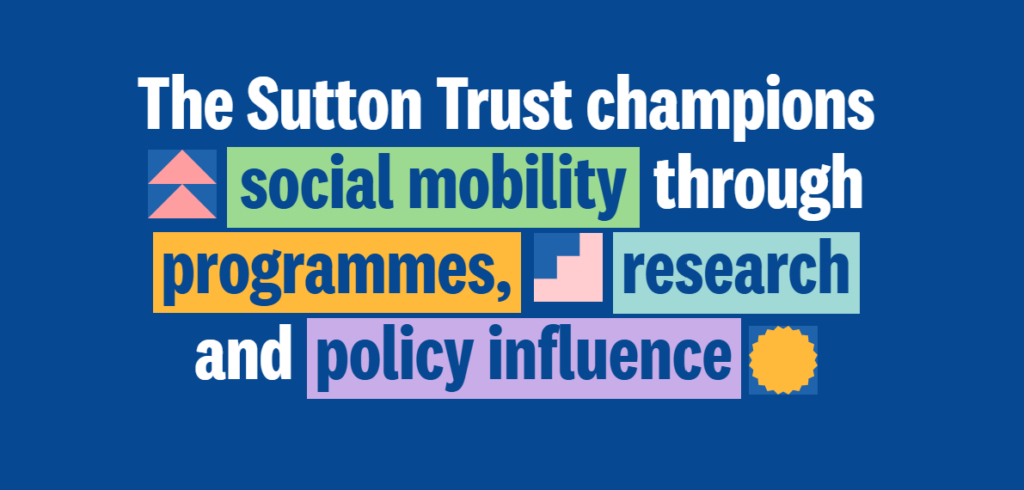 Sutton Trust website screengrab